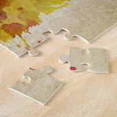 Pittsburgh, PA | Waterverf City Skyline Legpuzzel (Zijkant)