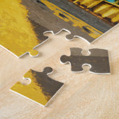 Pittsburgh, PA Yellow Bridge Vintage Travel Legpuzzel (Zijkant)