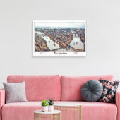 Pittsburgh Pennsylvania 1902 Canvas Afdruk (Insitu (Woonkamer))