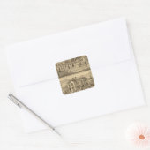 Pittsburgh, Pennsylvania 2 Vierkante Sticker (Envelop)