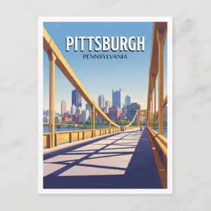 Pittsburgh Pennsylvania Aandenken Briefkaart