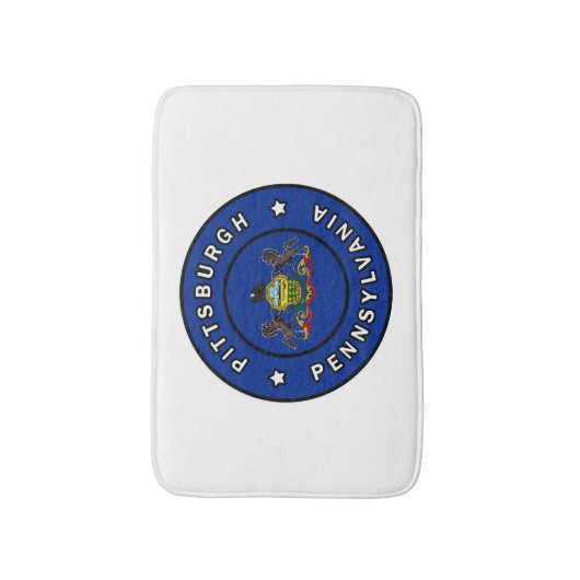 Pittsburgh Pennsylvania Badmat (Voorkant Verticaal)