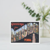 Pittsburgh, Pennsylvania  Big Letters Briefkaart (Staand voorkant)