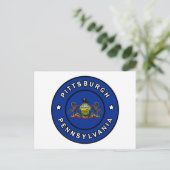 Pittsburgh Pennsylvania Briefkaart (Staand voorkant)
