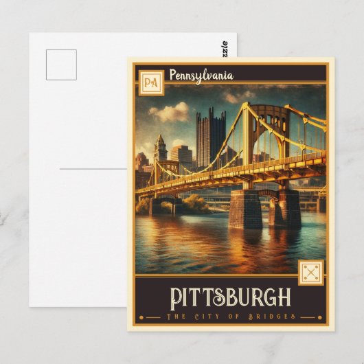 Pittsburgh, Pennsylvania | Briefkaart (Voorkant / Achterkant)