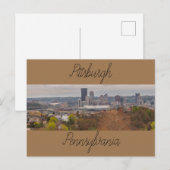 Pittsburgh Pennsylvania Briefkaart (Voorkant / Achterkant)