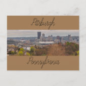 Pittsburgh Pennsylvania Briefkaart (Voorkant)