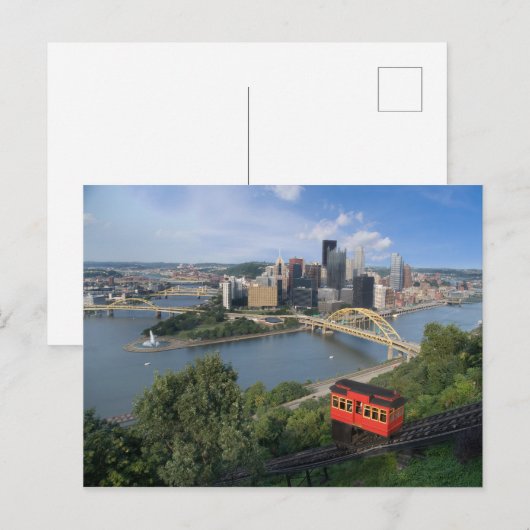 Pittsburgh Pennsylvania Briefkaart (Voorkant / Achterkant)