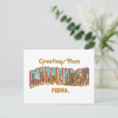 Pittsburgh Pennsylvania Briefkaart (Staand voorkant)