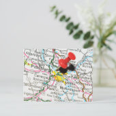 Pittsburgh, Pennsylvania Briefkaart (Staand voorkant)