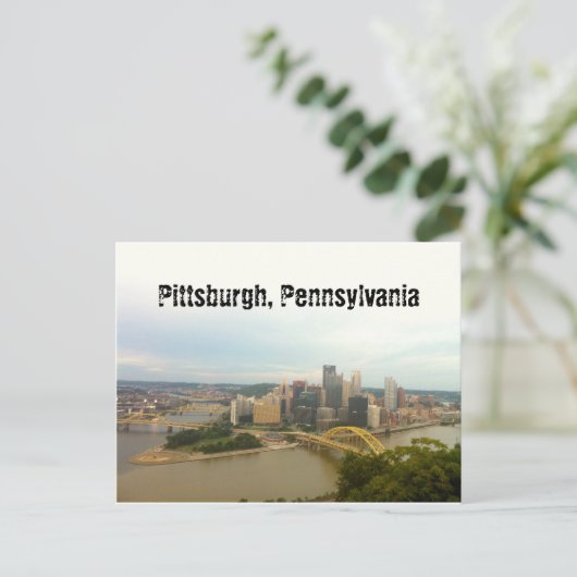 Pittsburgh, Pennsylvania Briefkaart (Staand voorkant)