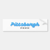Pittsburgh Pennsylvania Bumpersticker (Voorkant)