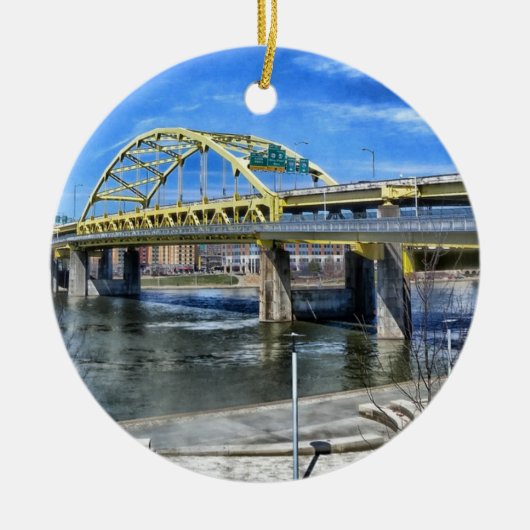 Pittsburgh Pennsylvania Circle Ornament (Voorkant)