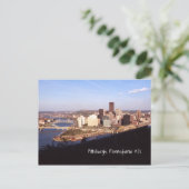 Pittsburgh Pennsylvania City & Bridges 1970 Briefkaart (Staand voorkant)