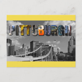 Pittsburgh Pennsylvania City Reisfoto's Briefkaart