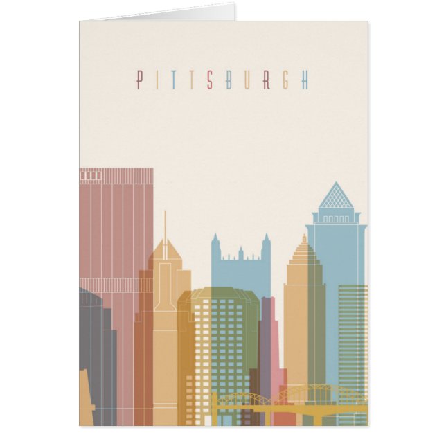 Pittsburgh, Pennsylvania | City Skyline (Voorkant)