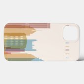 Pittsburgh, Pennsylvania | City Skyline Case-Mate iPhone Case (Achterkant (horizontaal))