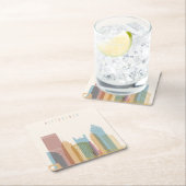 Pittsburgh, Pennsylvania | City Skyline Kartonnen Onderzetters (Insitu)