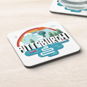 Pittsburgh, Pennsylvania | Cityscape Design Drankjes Onderzetter (Linkerzijde)