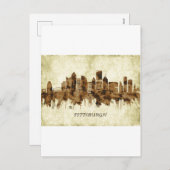 Pittsburgh Pennsylvania Cityscape Feestdagenkaart (Voorkant / Achterkant)