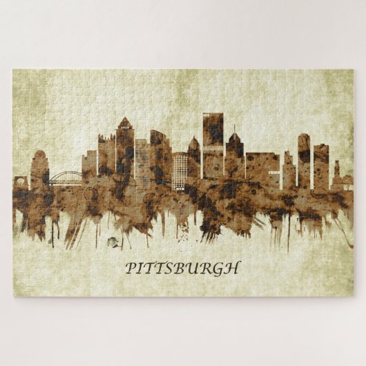 Pittsburgh Pennsylvania Cityscape Legpuzzel (Horizontaal)