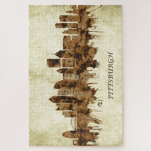 Pittsburgh Pennsylvania Cityscape Legpuzzel (Verticaal)