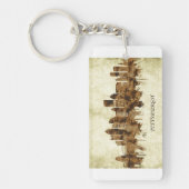 Pittsburgh Pennsylvania Cityscape Sleutelhanger (Voorkant)