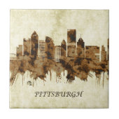 Pittsburgh Pennsylvania Cityscape Tegeltje (Voorkant)