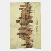 Pittsburgh Pennsylvania Cityscape Theedoek (Verticaal)