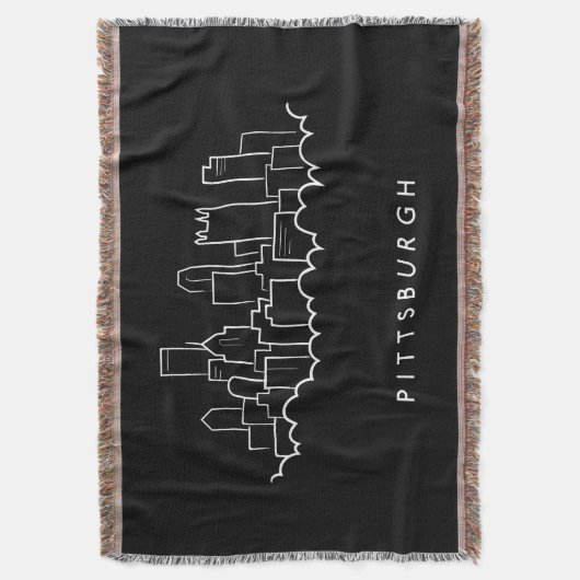 Pittsburgh Pennsylvania Deken (Voorkant Verticaal)