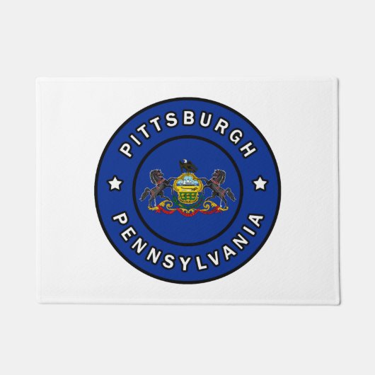 Pittsburgh Pennsylvania Deurmat (Voorkant)