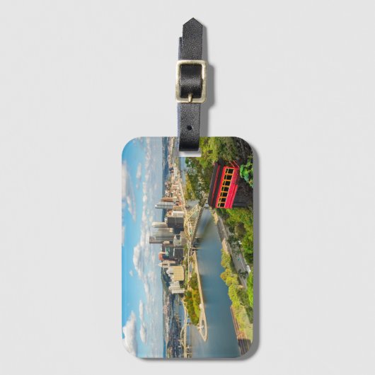 Pittsburgh Pennsylvania Duquesne Inline  Bagagelabel (Voorkant (verticaal))