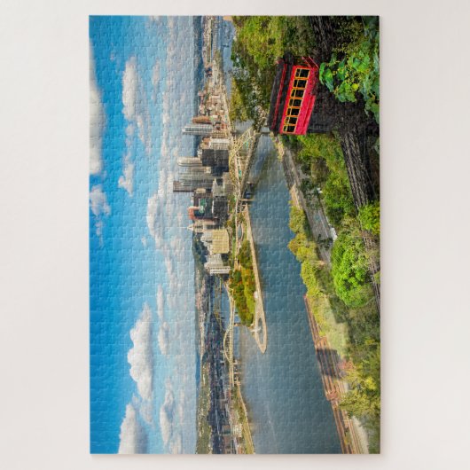 Pittsburgh Pennsylvania Duquesne Inline Legpuzzel (Verticaal)