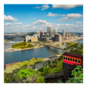 Pittsburgh Pennsylvania Duquesne Inline Perfect Poster (Voorkant)
