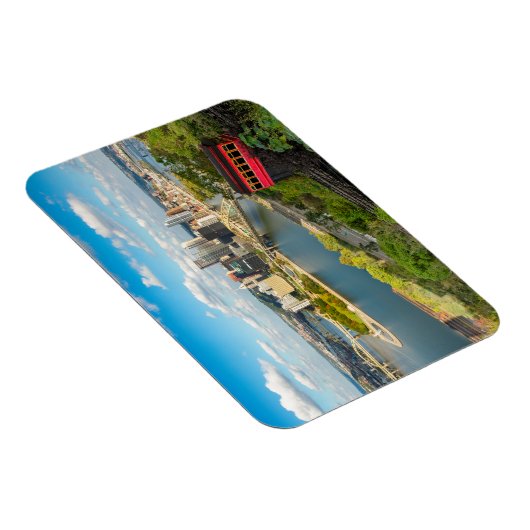 Pittsburgh Pennsylvania Duquesne Inline Uitzicht Magneet (Rechterzijde)