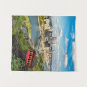 Pittsburgh Pennsylvania Duquesne Inline Uitzicht Wandkleed (Voorkant (horizontaal))