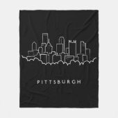 Pittsburgh Pennsylvania Fleece Deken (Voorkant)