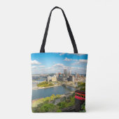 Pittsburgh Pennsylvania Foto Tote Bag (Achterkant)