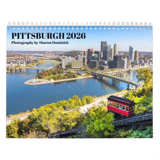 Pittsburgh Pennsylvania Fotografie 2026 Kalender (Hoes)