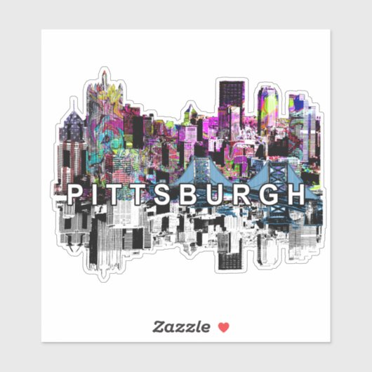 Pittsburgh, Pennsylvania, graffiti Sticker (Vel)
