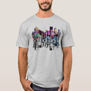 Pittsburgh, Pennsylvania, graffiti T-shirt