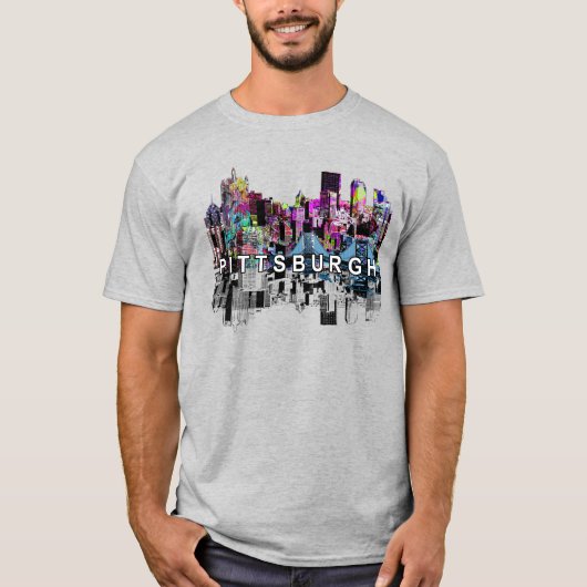 Pittsburgh, Pennsylvania, graffiti T-shirt (Voorkant)