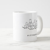Pittsburgh Pennsylvania Grote Koffiekop (Voorkant rechts)