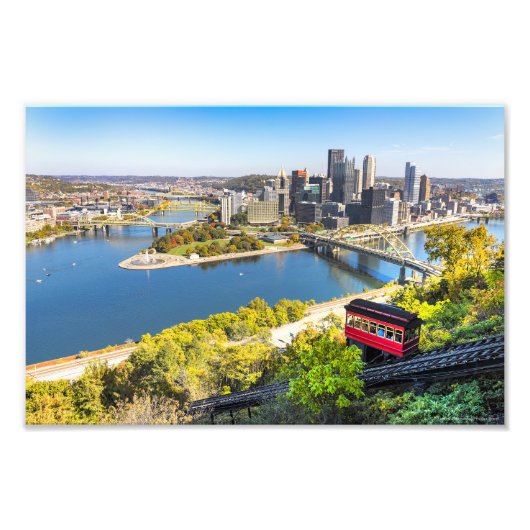 Pittsburgh Pennsylvania helling Foto Afdruk (Voorkant)