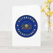 Pittsburgh Pennsylvania Kaart (Gele Bloem)