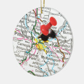 Pittsburgh, Pennsylvania Keramisch Ornament (Links)