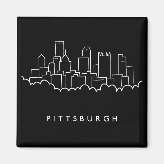 Pittsburgh Pennsylvania Magneet (Voorkant)