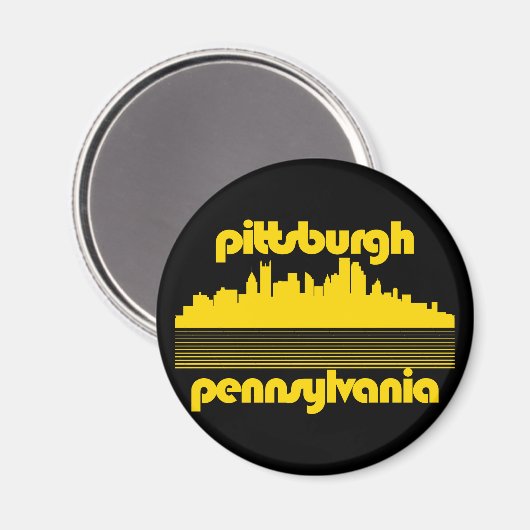 Pittsburgh Pennsylvania Magneet (Voorkant / Achterkant)