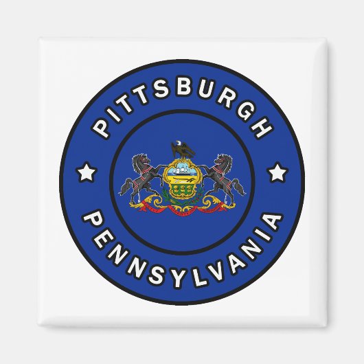 Pittsburgh Pennsylvania Magneet (Voorkant)