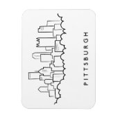 Pittsburgh Pennsylvania Magneet (Verticaal)